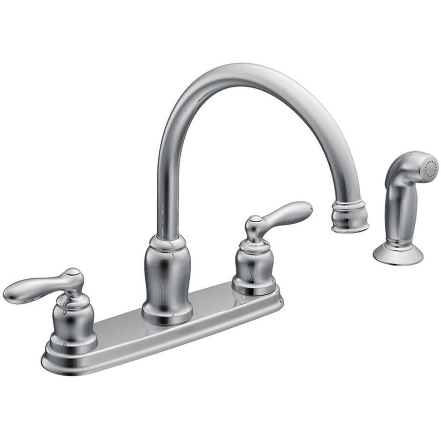 Moen CA87888 Chrome Caldwell 2Handle High Arc Kitchen Faucet Walmart.com Moen CA87888 Chrome Caldwell 2Handle High Arc Kitchen Faucet Walmart.com